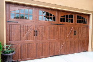 What is a carriage style garage door?